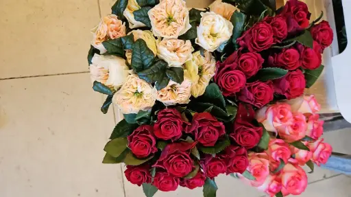 Assortiment rozen verschillende kleuren - 10 rozen